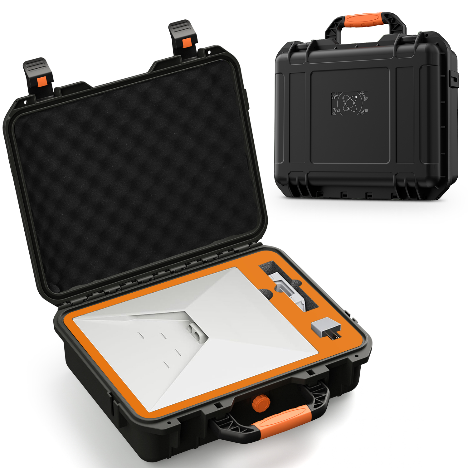 IP67 Waterproof Case for Starlink Mini, Hard Carrying Case for Starlink Mini Dish with Precision Cut