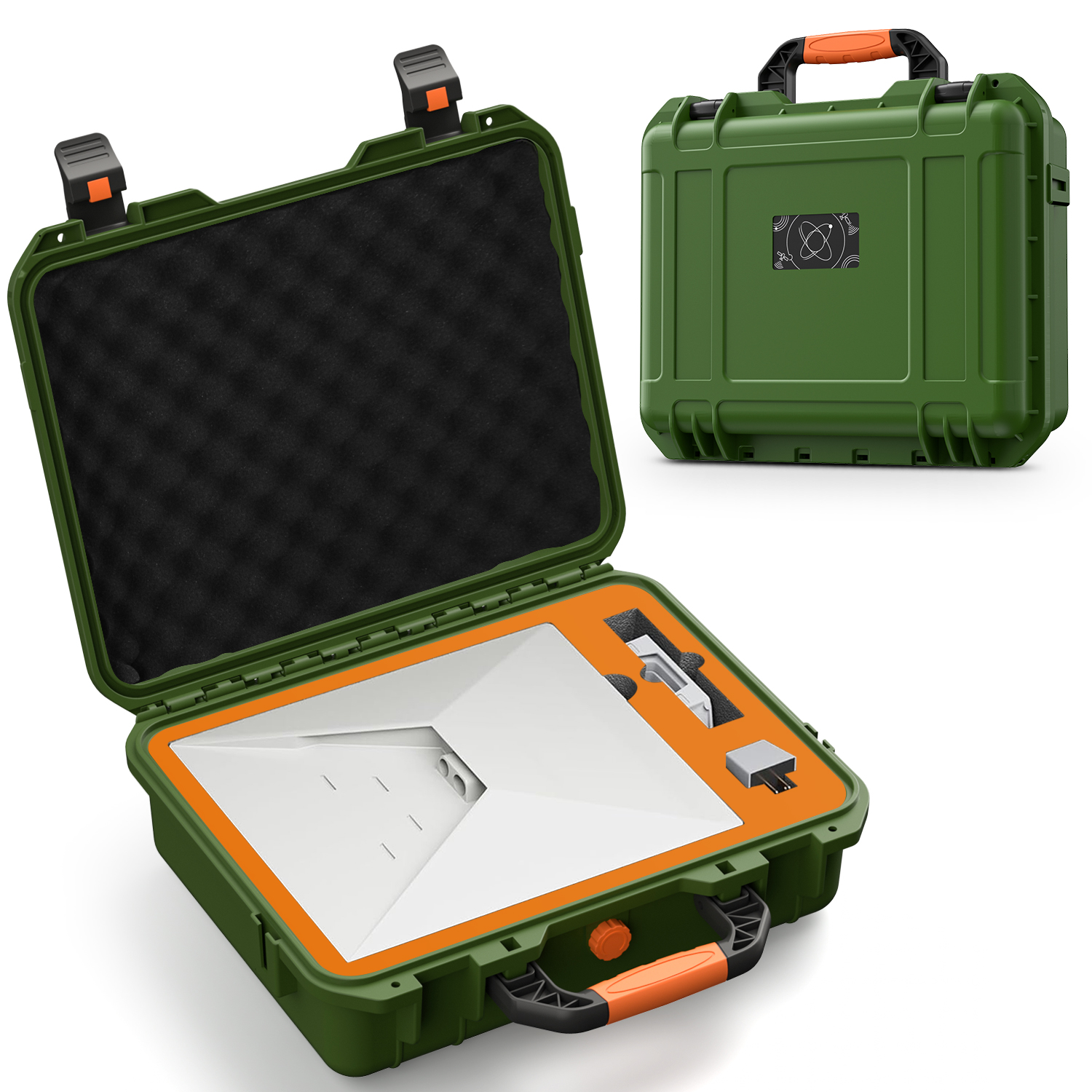 IP67 Waterproof Case for Starlink Mini, Hard Carrying Case for Starlink Mini Dish with Precision Cut
